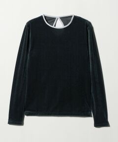 BEAUTY&YOUTH UNITED ARROWS / ビューティー&ユース ユナイテッドアローズ Tシャツ | シアーベロア リンガーロングスリーブTシャツ