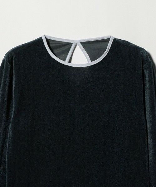 BEAUTY&YOUTH UNITED ARROWS / ビューティー&ユース ユナイテッドアローズ Tシャツ | シアーベロア リンガーロングスリーブTシャツ | 詳細12