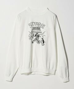 BEAUTY&YOUTH UNITED ARROWS / ビューティー&ユース ユナイテッドアローズ スウェット | ＜Charcoal＞City プリントスウェットプルオーバー