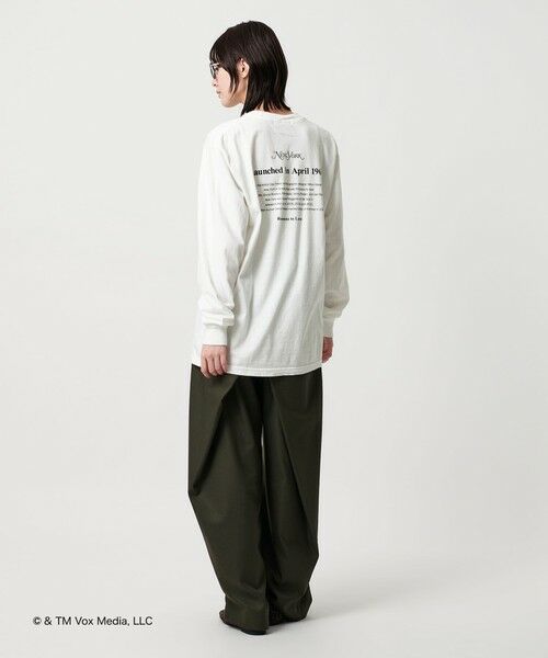BEAUTY&YOUTH UNITED ARROWS / ビューティー&ユース ユナイテッドアローズ カットソー | 【別注】＜NEW YORK MAGAZINE＞ロングスリーブ Tシャツ | 詳細2