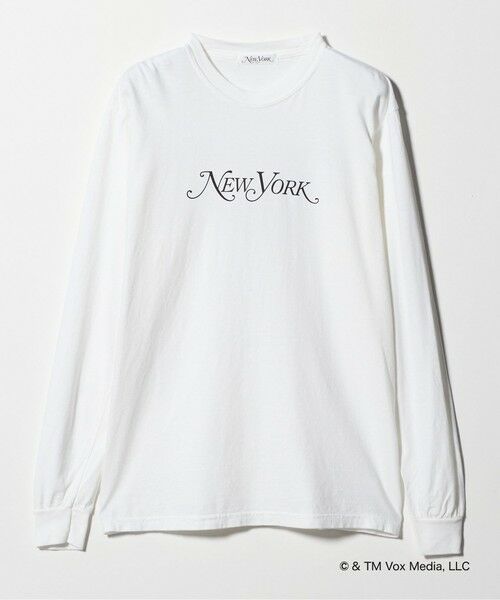 BEAUTY&YOUTH UNITED ARROWS / ビューティー&ユース ユナイテッドアローズ カットソー | 【別注】＜NEW YORK MAGAZINE＞ロングスリーブ Tシャツ | 詳細4