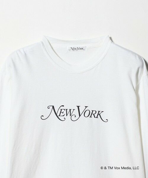 BEAUTY&YOUTH UNITED ARROWS / ビューティー&ユース ユナイテッドアローズ カットソー | 【別注】＜NEW YORK MAGAZINE＞ロングスリーブ Tシャツ | 詳細6