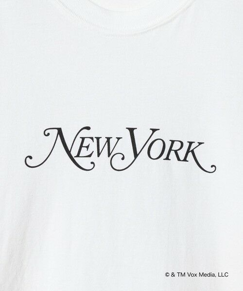 BEAUTY&YOUTH UNITED ARROWS / ビューティー&ユース ユナイテッドアローズ カットソー | 【別注】＜NEW YORK MAGAZINE＞ロングスリーブ Tシャツ | 詳細7