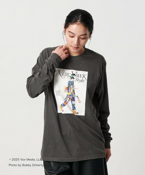 BEAUTY&YOUTH UNITED ARROWS / ビューティー&ユース ユナイテッドアローズ カットソー | 【別注】＜NEW YORK MAGAZINE＞ロングスリーブ Tシャツ | 詳細10