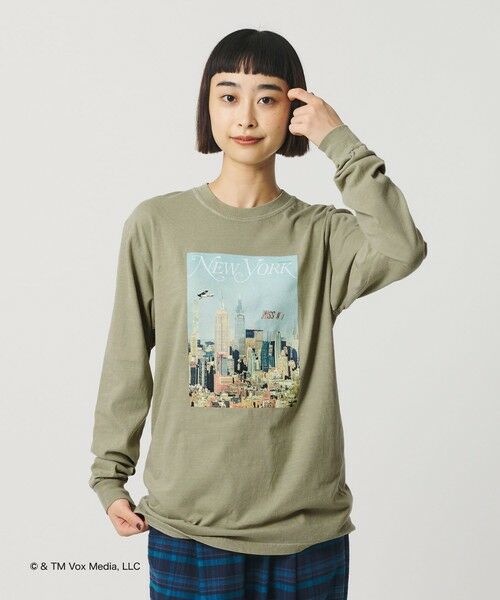 BEAUTY&YOUTH UNITED ARROWS / ビューティー&ユース ユナイテッドアローズ カットソー | 【別注】＜NEW YORK MAGAZINE＞ロングスリーブ Tシャツ | 詳細23
