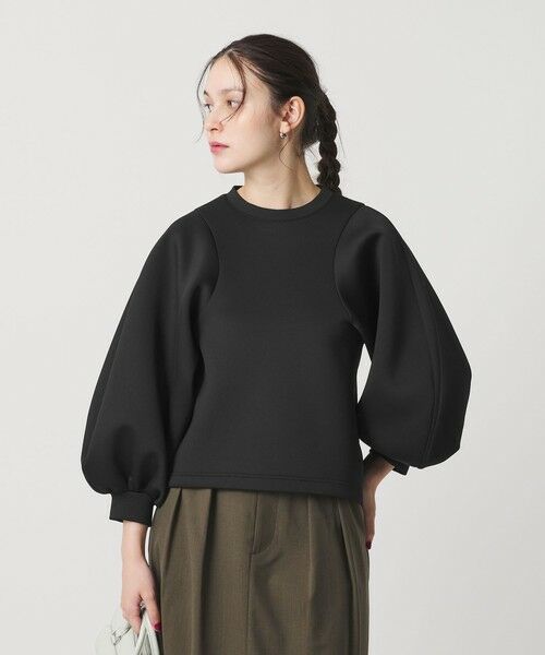 BEAUTY&YOUTH UNITED ARROWS / ビューティー&ユース ユナイテッドアローズ カットソー | 【WEB限定】ダブルニット ボリュームスリーブプルオーバー | 詳細1