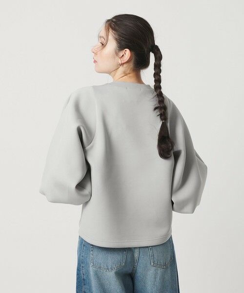 BEAUTY & YOUTH UNITED ARROWS/ビューティー&ユース ユナイテッドアローズ 【WEB限定】ダブルニット ボリュームスリーブプルオーバー LT. GRAY FREE BEAUTY & YOUTH UNITED ARROWS/ビューティー&ユース ユナイテッドアローズ 【WEB限定】ダブルニット ボリュームスリーブプルオーバー LT. GRAY FREE