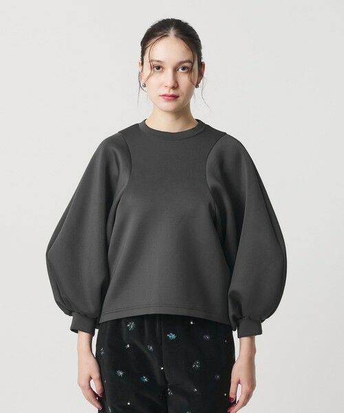 BEAUTY&YOUTH UNITED ARROWS / ビューティー&ユース ユナイテッドアローズ カットソー | 【WEB限定】ダブルニット ボリュームスリーブプルオーバー | 詳細18