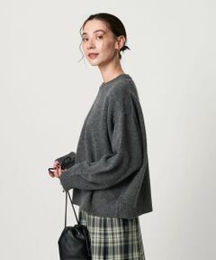 BEAUTY&YOUTH UNITED ARROWS / ビューティー&ユース ユナイテッドアローズ ニット・セーター | ウールカシミヤ アクア クルーネックニット