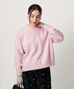 BEAUTY&YOUTH UNITED ARROWS / ビューティー&ユース ユナイテッドアローズ ニット・セーター | ウールカシミヤ アクア クルーネックニット