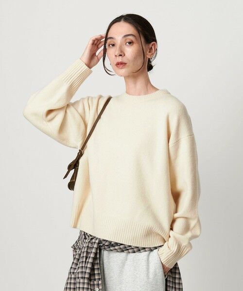 BEAUTY&YOUTH UNITED ARROWS / ビューティー&ユース ユナイテッドアローズ ニット・セーター | ウールカシミヤ アクア クルーネックニット | 詳細6