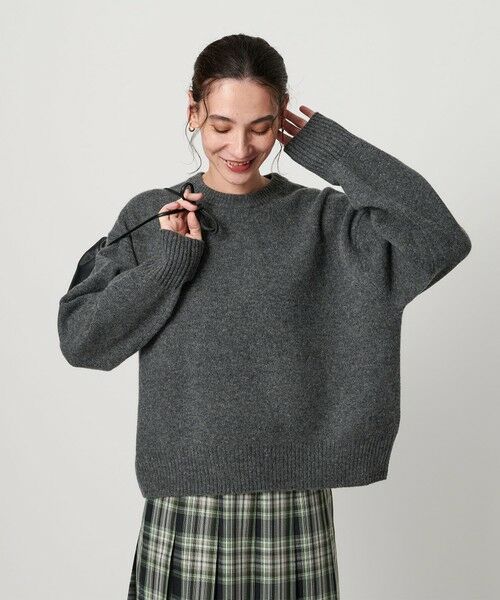 BEAUTY&YOUTH UNITED ARROWS / ビューティー&ユース ユナイテッドアローズ ニット・セーター | ウールカシミヤ アクア クルーネックニット | 詳細9