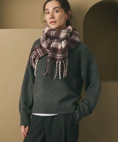 BEAUTY&YOUTH UNITED ARROWS / ビューティー&ユース ユナイテッドアローズ ニット・セーター | ウールカシミヤ アクア クルーネックニット | 詳細13