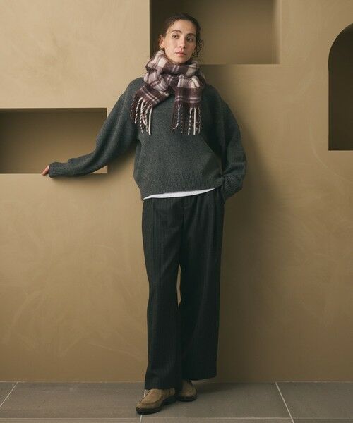 BEAUTY&YOUTH UNITED ARROWS / ビューティー&ユース ユナイテッドアローズ ニット・セーター | ウールカシミヤ アクア クルーネックニット | 詳細15