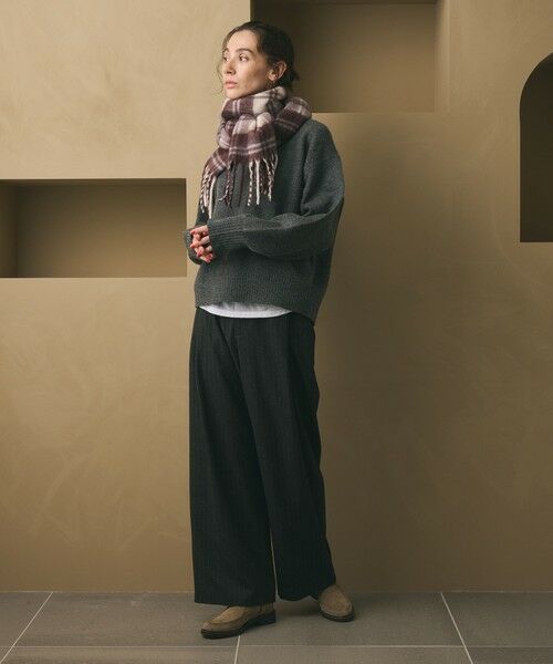 BEAUTY&YOUTH UNITED ARROWS / ビューティー&ユース ユナイテッドアローズ ニット・セーター | ウールカシミヤ アクア クルーネックニット | 詳細16