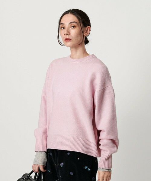 BEAUTY&YOUTH UNITED ARROWS / ビューティー&ユース ユナイテッドアローズ ニット・セーター | ウールカシミヤ アクア クルーネックニット | 詳細17