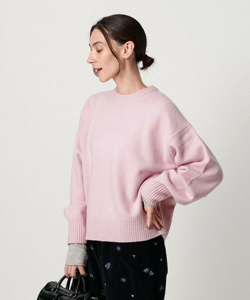 BEAUTY&YOUTH UNITED ARROWS / ビューティー&ユース ユナイテッドアローズ ニット・セーター | ウールカシミヤ アクア クルーネックニット | 詳細18