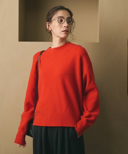 BEAUTY&YOUTH UNITED ARROWS / ビューティー&ユース ユナイテッドアローズ ニット・セーター | ウールカシミヤ アクア クルーネックニット | 詳細26