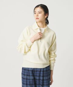 BEAUTY&YOUTH UNITED ARROWS / ビューティー&ユース ユナイテッドアローズ ニット・セーター | カノコニット ハーフジッププルオーバー ウォッシャブル