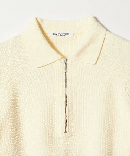 BEAUTY&YOUTH UNITED ARROWS / ビューティー&ユース ユナイテッドアローズ ニット・セーター | カノコニット ハーフジッププルオーバー ウォッシャブル | 詳細6