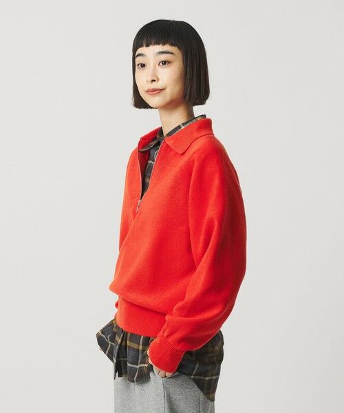 BEAUTY&YOUTH UNITED ARROWS / ビューティー&ユース ユナイテッドアローズ ニット・セーター | カノコニット ハーフジッププルオーバー ウォッシャブル | 詳細22