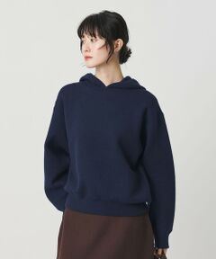 BEAUTY&YOUTH UNITED ARROWS / ビューティー&ユース ユナイテッドアローズ ニット・セーター | コットンウールブレンド ソリッド＆ボーダーニットフーディ ウォッシャブル