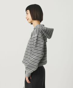 BEAUTY&YOUTH UNITED ARROWS / ビューティー&ユース ユナイテッドアローズ ニット・セーター | コットンウールブレンド ソリッド＆ボーダーニットフーディ ウォッシャブル