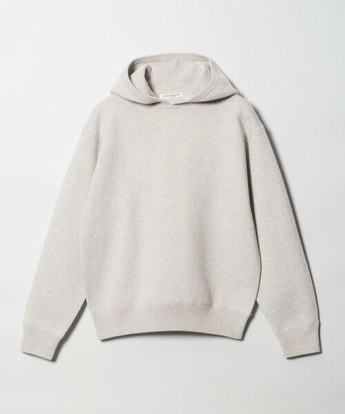 BEAUTY&YOUTH UNITED ARROWS / ビューティー&ユース ユナイテッドアローズ ニット・セーター | コットンウールブレンド ソリッド＆ボーダーニットフーディ ウォッシャブル | 詳細4