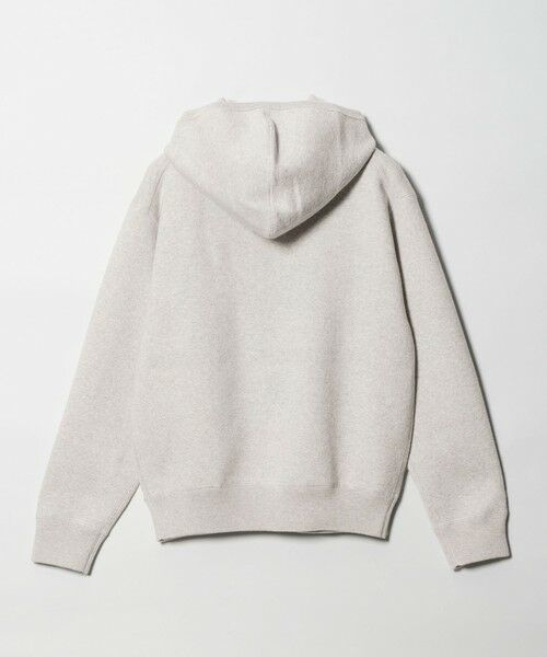 BEAUTY&YOUTH UNITED ARROWS / ビューティー&ユース ユナイテッドアローズ ニット・セーター | コットンウールブレンド ソリッド＆ボーダーニットフーディ ウォッシャブル | 詳細5