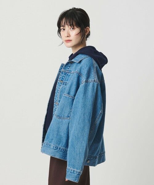 BEAUTY&YOUTH UNITED ARROWS / ビューティー&ユース ユナイテッドアローズ ニット・セーター | コットンウールブレンド ソリッド＆ボーダーニットフーディ ウォッシャブル | 詳細19