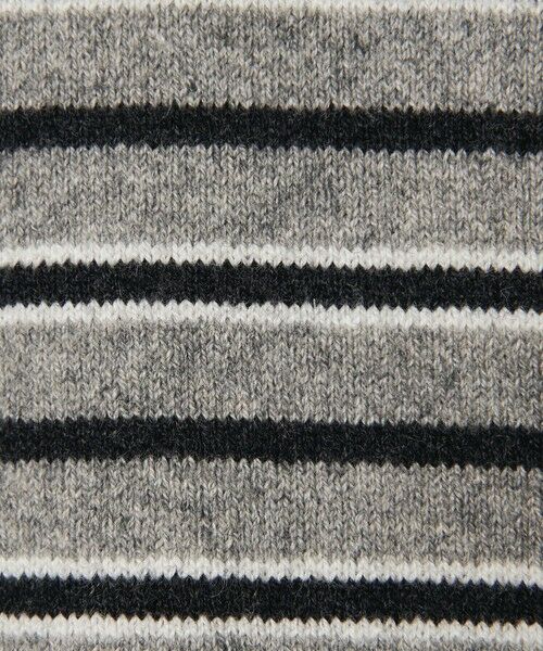 BEAUTY&YOUTH UNITED ARROWS / ビューティー&ユース ユナイテッドアローズ ニット・セーター | コットンウールブレンド ソリッド＆ボーダーニットフーディ ウォッシャブル | 詳細26