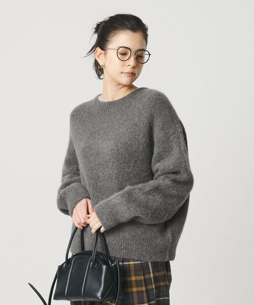 BEAUTY&YOUTH UNITED ARROWS / ビューティー&ユース ユナイテッドアローズ ニット・セーター | アルパカブレンド シャギー ニットプルオーバー | 詳細2