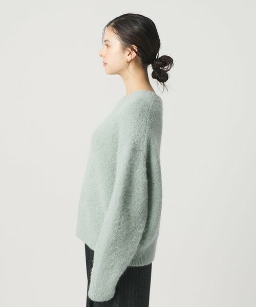 BEAUTY&YOUTH UNITED ARROWS / ビューティー&ユース ユナイテッドアローズ ニット・セーター | アルパカブレンド シャギー ニットプルオーバー | 詳細18