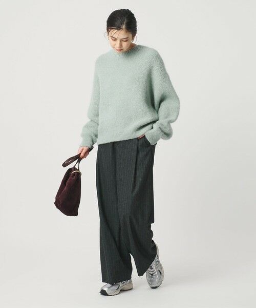 BEAUTY&YOUTH UNITED ARROWS / ビューティー&ユース ユナイテッドアローズ ニット・セーター | アルパカブレンド シャギー ニットプルオーバー | 詳細16