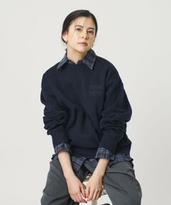 BEAUTY&YOUTH UNITED ARROWS / ビューティー&ユース ユナイテッドアローズ ニット・セーター | ロゴクルーネック ニットプルオーバー ウォッシャブル