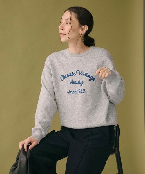 BEAUTY&YOUTH UNITED ARROWS / ビューティー&ユース ユナイテッドアローズ ニット・セーター | ロゴクルーネック ニットプルオーバー ウォッシャブル | 詳細8