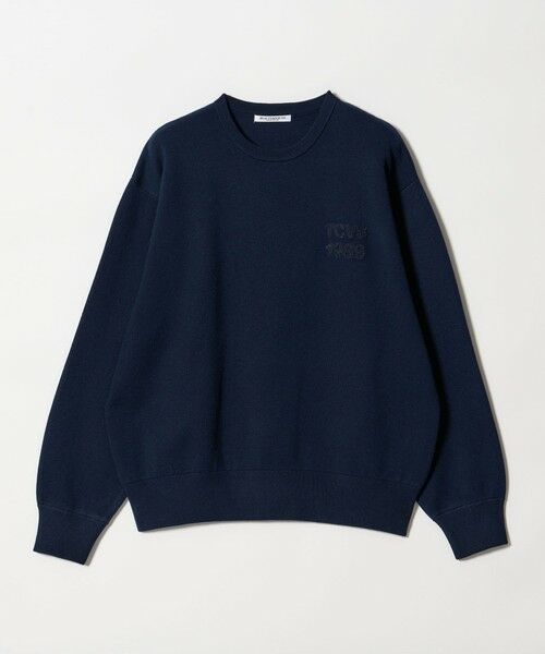 BEAUTY&YOUTH UNITED ARROWS / ビューティー&ユース ユナイテッドアローズ ニット・セーター | ロゴクルーネック ニットプルオーバー ウォッシャブル | 詳細25