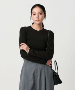 BEAUTY&YOUTH UNITED ARROWS / ビューティー&ユース ユナイテッドアローズ ニット・セーター | リブライン ニットプルオーバー ウォッシャブル