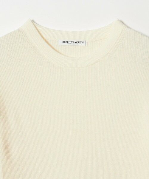 BEAUTY&YOUTH UNITED ARROWS / ビューティー&ユース ユナイテッドアローズ ニット・セーター | リブライン ニットプルオーバー ウォッシャブル | 詳細5