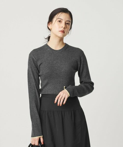 BEAUTY&YOUTH UNITED ARROWS / ビューティー&ユース ユナイテッドアローズ ニット・セーター | リブライン ニットプルオーバー ウォッシャブル | 詳細14