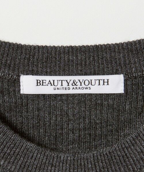 BEAUTY&YOUTH UNITED ARROWS / ビューティー&ユース ユナイテッドアローズ ニット・セーター | リブライン ニットプルオーバー ウォッシャブル | 詳細25