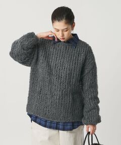 BEAUTY&YOUTH UNITED ARROWS / ビューティー&ユース ユナイテッドアローズ ニット・セーター | ウールモヘヤナイロン ルーズニットプルオーバー