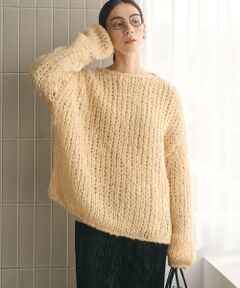 BEAUTY&YOUTH UNITED ARROWS / ビューティー&ユース ユナイテッドアローズ ニット・セーター | ウールモヘヤナイロン ルーズニットプルオーバー