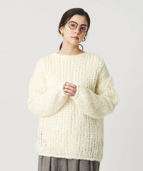 BEAUTY&YOUTH UNITED ARROWS / ビューティー&ユース ユナイテッドアローズ ニット・セーター | ウールモヘヤナイロン ルーズニットプルオーバー | 詳細1