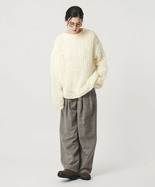 BEAUTY&YOUTH UNITED ARROWS / ビューティー&ユース ユナイテッドアローズ ニット・セーター | ウールモヘヤナイロン ルーズニットプルオーバー | 詳細2
