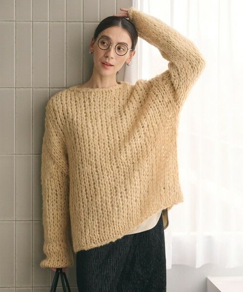 BEAUTY&YOUTH UNITED ARROWS / ビューティー&ユース ユナイテッドアローズ ニット・セーター | ウールモヘヤナイロン ルーズニットプルオーバー | 詳細21