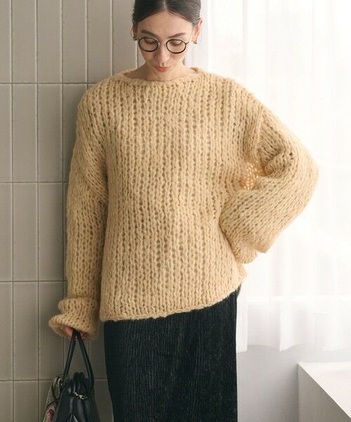 BEAUTY&YOUTH UNITED ARROWS / ビューティー&ユース ユナイテッドアローズ ニット・セーター | ウールモヘヤナイロン ルーズニットプルオーバー | 詳細22