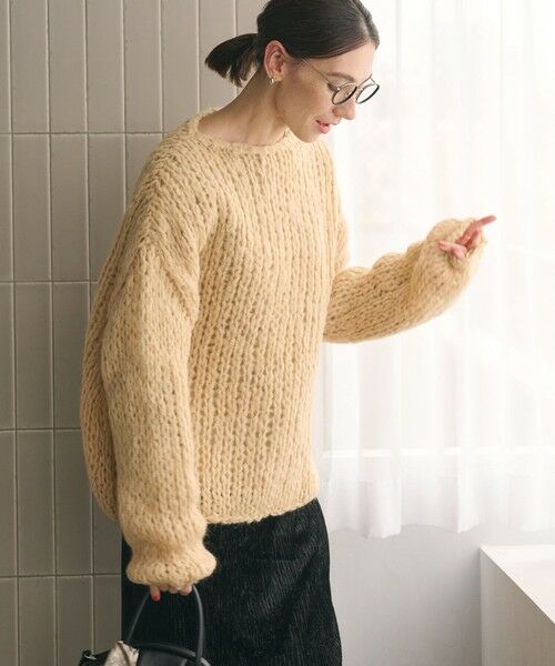 BEAUTY&YOUTH UNITED ARROWS / ビューティー&ユース ユナイテッドアローズ ニット・セーター | ウールモヘヤナイロン ルーズニットプルオーバー | 詳細23