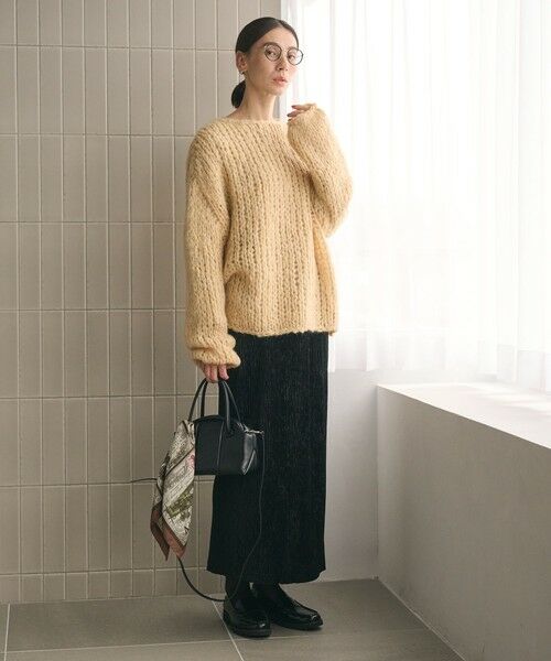 BEAUTY&YOUTH UNITED ARROWS / ビューティー&ユース ユナイテッドアローズ ニット・セーター | ウールモヘヤナイロン ルーズニットプルオーバー | 詳細25