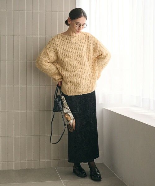 BEAUTY&YOUTH UNITED ARROWS / ビューティー&ユース ユナイテッドアローズ ニット・セーター | ウールモヘヤナイロン ルーズニットプルオーバー | 詳細26